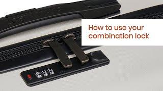 Cabin Max Anode - How To Use Your Combination Lock