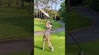 Tae show of his, golf skills ? @CuteLife #tahyung