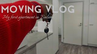 MOVING TO MY FIRST APARTMENT IN FINLAND.. #finland #jyväskylä #apartment