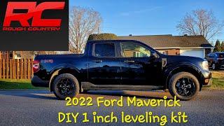 2022 Ford Maverick - DIY 1 inch rough country leveling kit (rough country)