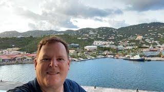 Guga and Rob in St Thomas from our balcony