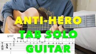 Anti-Hero TAB |Acoustic guitar finger style Taylor Swift
