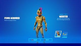 HOW TO GET NEW WEBSTER SKIN IN FORTNITE!