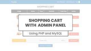 Advance Shopping Cart With Admin Panel And Checkout System Using PHP and MySQL | Part 1 - Demo