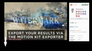 Watercolor Motion Kit