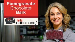 DIY Salted Chocolate and Pomegranate Bark