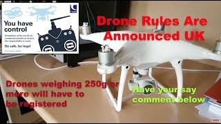 Drone Rules are announced UK