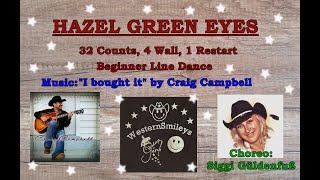 HAZEL GREEN EYES   LINE DANCE