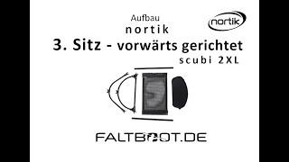 NORTIK SCUBI 2 XL - Installation 3  Sitz  - vorwärts gerichtet