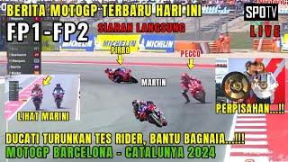 GEGERBERITA MOTOGP HARI INI JUMAT 8 NOVEMBER 2024,MOTOGP HARI INI, FP1 FP2 MOTOGP CATALUNYA 2024