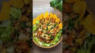 Тако-салат с начос #врек #рецепт #салат ##еда #вкусно