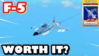 IS THE NEW F-5 FIGHTER JET WORTH IT IN ROBLOX MILITARY TYCOON?