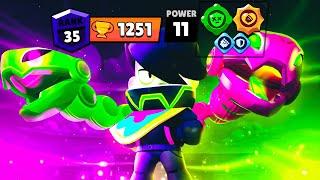 HOW I PUSHED EDGAR TO RANK 35 (1250 CUPS) FUNNY INSTALLATION BRAWL STARS