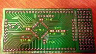 Минимальная отладочная плата VT2429 для микроконтроллеров STM32F10...