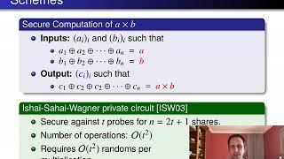 Side-channel Masking with Pseudo-Random Generator