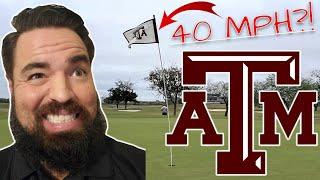 Texas A&M Golf Course Vlog in INSANE Conditions (Front 9 Match Play)