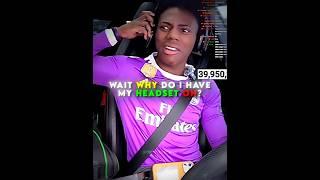 Bro Forgot About The Headset  #ishowspeed #edit #gamer #shorts