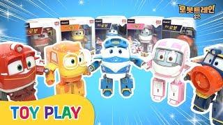 Toy PlayㅣRobot Trains S2 unboxing toysㅣTransforming Train RobotㅣKay, Genie, Alf, Victor, Maxie