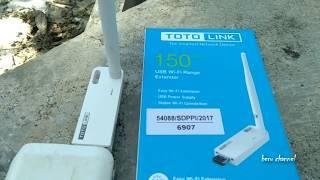 Test Totolink EX100 Usb Wifi Range Extender