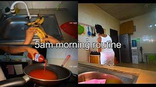 5am School morning routine / cooking for my kids / silent vlog