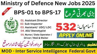 Ministry of Defence Jobs 2025 | Federal Government Jobs |  MoD new jobs online apply