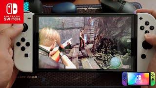 resident evil 4 gameplay on Nintendo switch oled