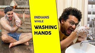 Indians while Washing Hands | Funcho