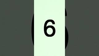 High Speed Flash Card - Numbers 1-20; Heguru, Shichida; Right Brain Stimulation Training
