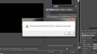 How to Fix "GI Irradiance Cache File cannot be written" in Cinema 4D
