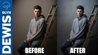 Complete Male Portrait Retouching Workflow: Photoshop and Lightroom #106