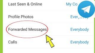 Telegram Forwarded Messages Settings