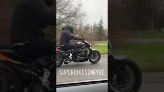 Ducati X Diavel sound and wheelie  by @x.diavel.s #shorts #Xdiavel