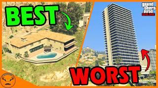 Ranking Every Apartment in GTA Online