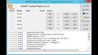 xampp port configuration on window