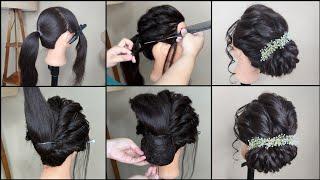 EASY MESSY HAIRSTYLE TUTORIAL || TWISTING BUN || STEP BY STEP