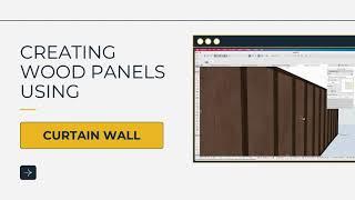 Create Wood Panels Using Curtain Walls in Archicad | Archicad Tutorial | BIM with Archicad