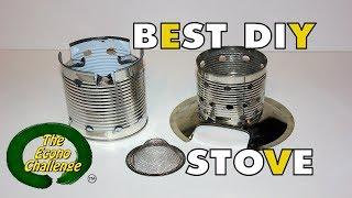 Best DIY Stove for Backpacking, Hiking and Wilderness Camping by Econo Challenge