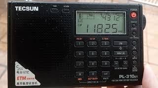 BBC World Service SW 11825kHz (Tinang, Philippines) received in Balakong, Selangor, Malaysia
