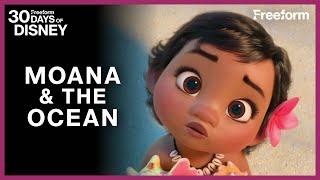 Baby Moana Discovers the Magic of the Ocean | Moana | Freeform