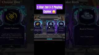 Recombob into 2 Star Zed at 3-2 While Trying To Play Cypher  #shorts #twitchclips #tftset14