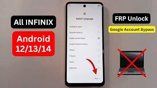 All Infinix Android 12,13,14 Frp Bypass Without Pc | All Infinix Phone Google Account Bypass 2024