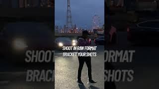 Car Photography Tutorial & Tips with 3 Tesla Model 3s #shorts