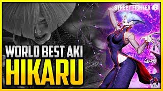 SF6 ▰ Hikaru Shiftne !! World Best Aki Dominance !! 【Street Fighter 6】