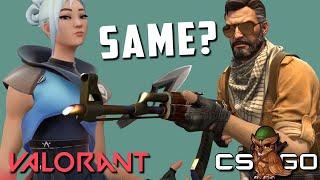 Valorant vs Counter-Strike Shooting & Movement