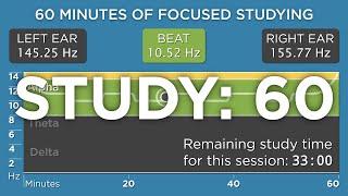 60 Minutes of Focused Studying: The Best Binaural Beats