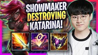 SHOWMAKER DESTROYING WITH KATARINA! - DK ShowMaker Plays Katarina MID vs Ezreal! | Season 2024