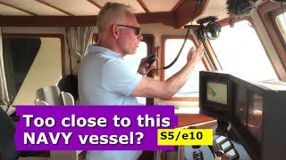 Will this NAVY vessel allow me to pass? s5/e10; Solo exploring Denmark and Sweden, Day 54.