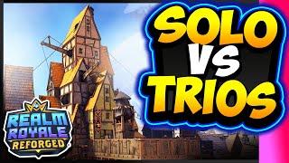 *SOLO VS TRIOS* SHOWDOWN in Guntown | Realm Royale Reforged