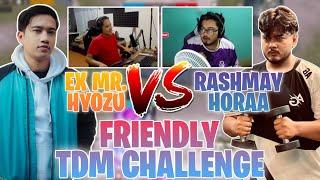 EX MR HYOZU VS RASHMAY HORAA 1V1 TDM CHALLENGE ️ ELEMENTRIX VS HORAA FRIENDLY TDM  - GAURABYT