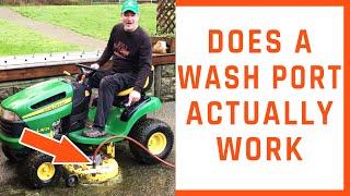 BEST WAY To CLEAN Under The MOWING DECK on a Riding Lawn Mower